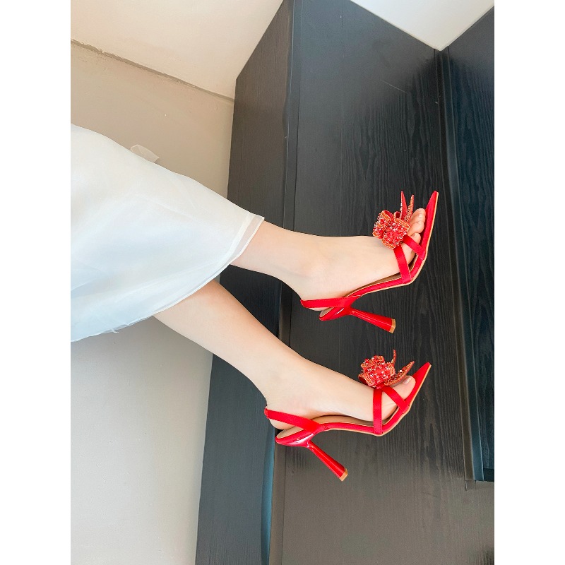 New Women's Pointed Rhinestone - Shoe Tree ulasan dan harga