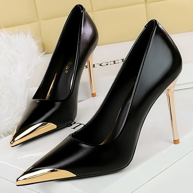 BIGTREE Shoes Retro High Heels - Shoe Tree ulasan dan harga