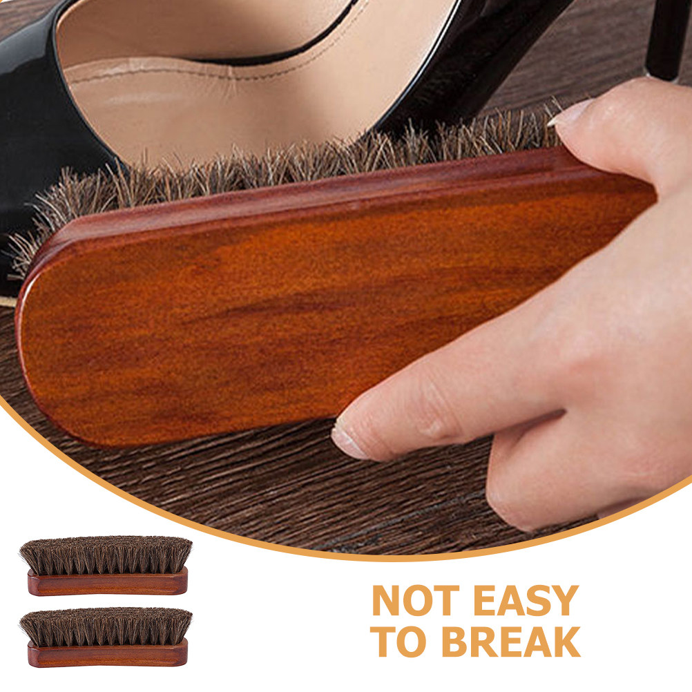 2Pcs Shoe Polishing Brush Hors - Sneaker Cleaner ulasan dan harga